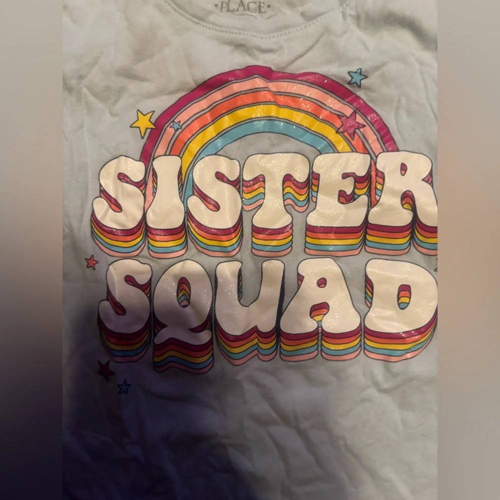 Sister squad tee girls 7/8